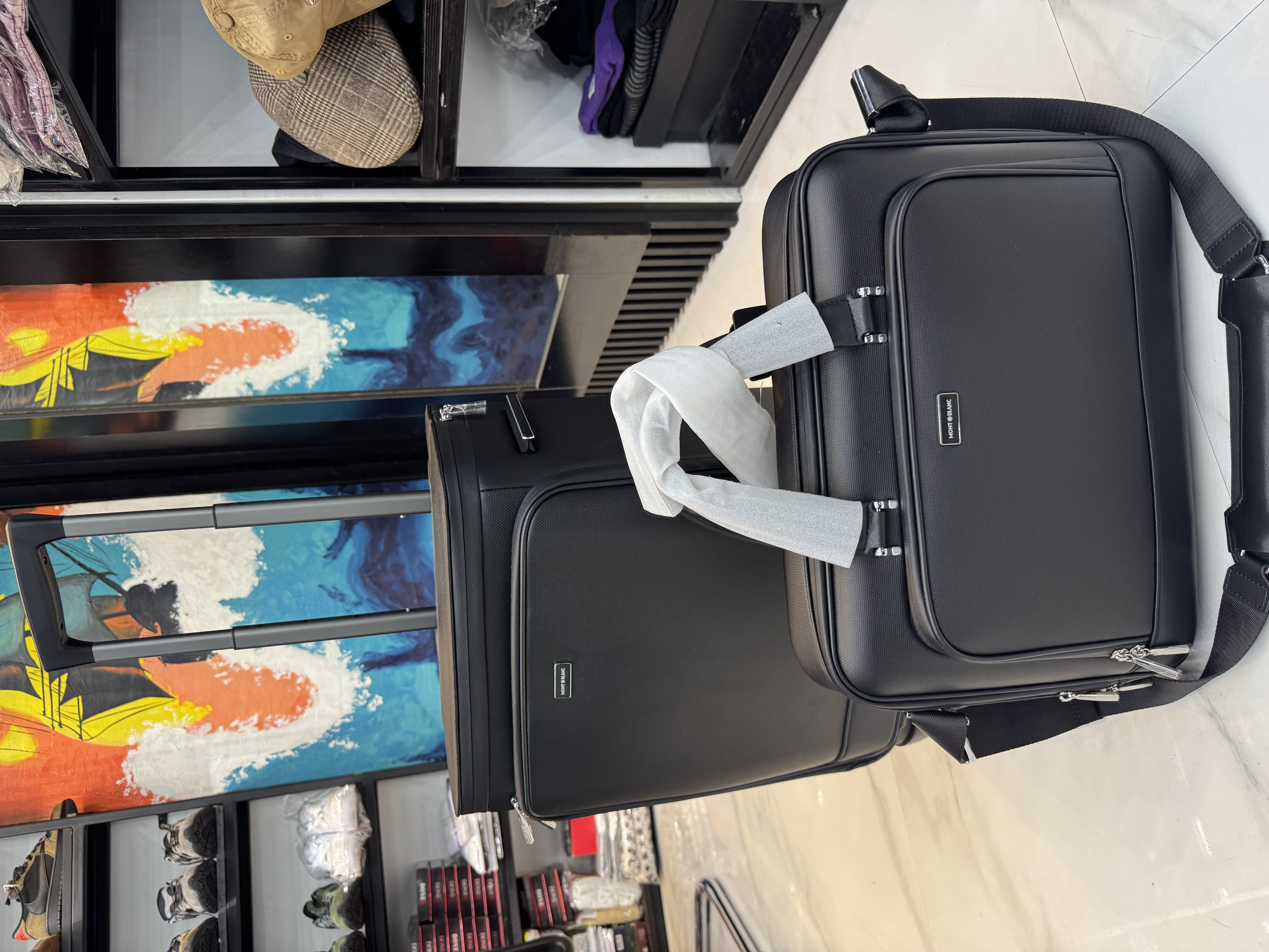 MONT BLANK SUIT CASE and BAG SET